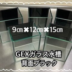 GEX  グラステリア　ガラス　水槽　背景ブラック　バラ売り可能