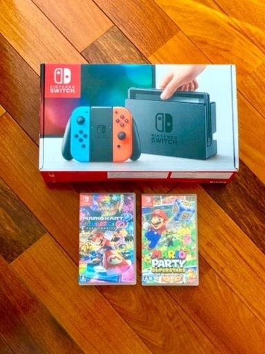 美品　任天堂 Nintendo Switch 本体\u0026パリオカート\u0026マリオパーティ