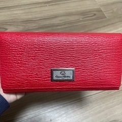 【新品未使用】赤色の長財布