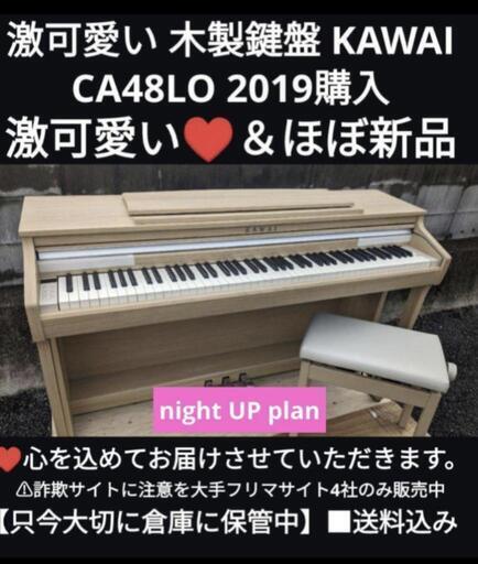 岡山から鳥取市から大阪まで配達無料！\n★送料込み 可愛木製鍵盤 KAWAI 電子ピアノ CA48 2019購入ほぼ新品\nnight UP plan\n今一番の人気色