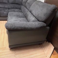 初期型 ニトリ L字ソファー カウチソファ ウォール2 グレー