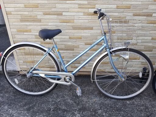 中古自転車 3段変速 27インチ LEDオートライト 軽整備済み 防犯登録対応 町田市 相模原市 MM149