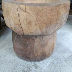 餅つき　臼　古物