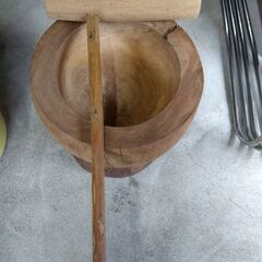 餅つき　臼　古物