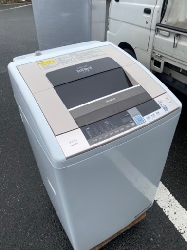 北九州市内配送無料　保証付き　日立 HITACHI BW-D8TV W [ビートウォッシュ たて型洗濯乾燥機（8.0kg） 自動お掃除搭載