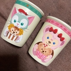 ディズニーランド陶器コップ二個セット❤️