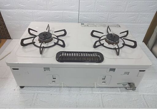 LPガス ガステーブル 2022年製 幅59cm PA-S42H-1R パロマ 右強火 水無