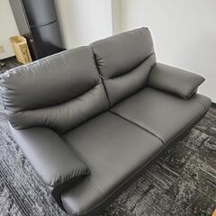 応接室セット　ソファー高さ調整可能テーブル【オフィス用品お譲りします】