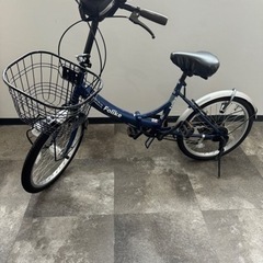 美品！ギア付き折りたたみ自転車