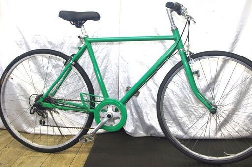 商談中「中古」27インチ/クロスバイク風シティサイクル/グリーン