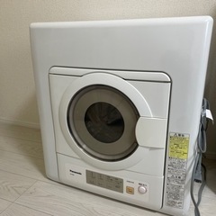 パナソニック　衣類乾燥機　6kg NH-D603-W