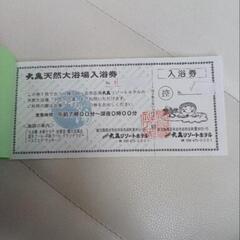 志布志湾大黒リゾートホテル　タラサの湯 チケット8枚　バラ売りOK