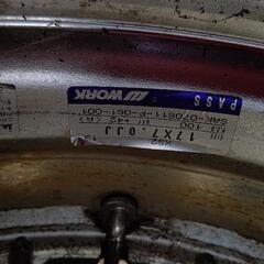 WORK 戦 17インチ 4穴 1本のみ