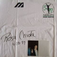 ロサ・モタ ワレンティナ・ミハイロヴナ・エゴロワ 直筆 Tシャツ」