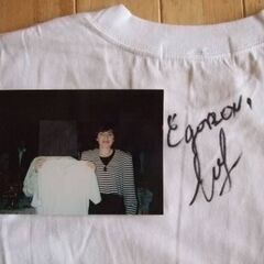 ロサ・モタワレンティナ・ミハイロヴナ・エゴロワ直筆Tシャツ」