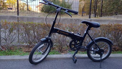 【ほぼ新品】折り畳み自転車 キャプテンスタッグ oricle 変速無し