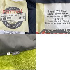 Marmot Couloir REG 725FP グースダウン シュラフ 総重量約1870g 約