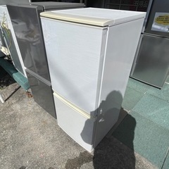 【リサイクルサービス八光】2013年製　シャープ　SJ-14X-W [冷蔵庫 (137L・つけかえどっちもドア) 2ドア ホワイト系]
