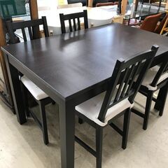 イケア IKEA ダイニング伸縮テーブルセット レインべリ　LA...