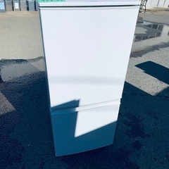 ♦️SHARPノンフロン冷凍冷蔵庫【2017年製】SJ-D14C-W