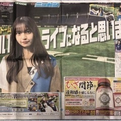 乃木坂46⊿ 齋藤飛鳥の卒業記念スポーツ新聞紙です