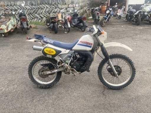 カワサキ　KMX125 クランキングOK レストアベース　部品取り　MX125A