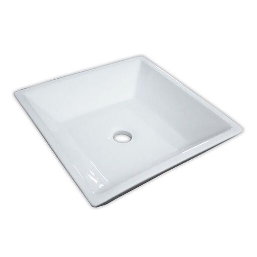 白陶器デザイン角型ボウル　SL7073　新品　在庫あり