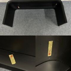 カリガリス/Calligaris シェイプ ベンチ Shape Bench 2脚セット イタリア モダン家具 本革 ブラック 中古家具 店頭引取歓迎 R8033