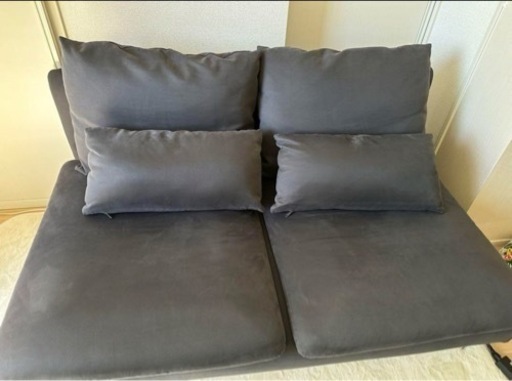 【良品】IKEA ソーデルハムン　三人掛け　コンパクトラブソファー　廃盤　岡山 良品】IKEA ソーデルハムン 三人掛け コンパクトラブソファー 廃盤