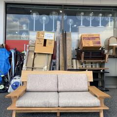 2人掛け　デザイナーズ　木枠ソファ 木枠ソファー2人掛け 値下げ