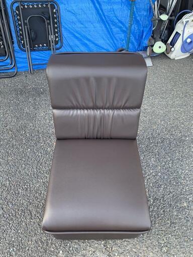 プリーダ 肘無しチェア RE-1051 ダークブラウン 応接ソファー・チェア