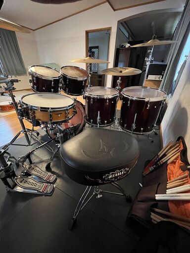 YAMAHA Absolute Hybrid Maple5点セット＋ハードウエア付 YAMAHA