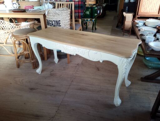 Thomasville トーマスビル オーク材 センターテーブル 猫脚 USA Thomasville トーマスビル オーク材 センターテーブル 猫脚 USA