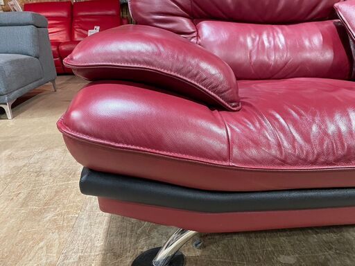 ニトリ コーナーソファ ヘッドレスト付き (ロゾKD DGY LC) 特価 ニトリ