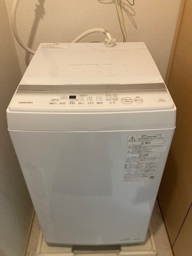 TOSHIBA 洗濯機 5kg 美品 2022年製