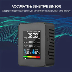 新品🔵二酸化炭素測定器 🔴温度/湿度 空気品質モニター 