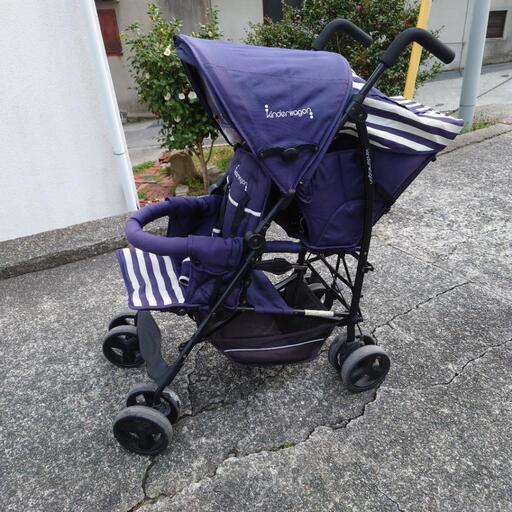 日本育児　2人乗りベビーカー