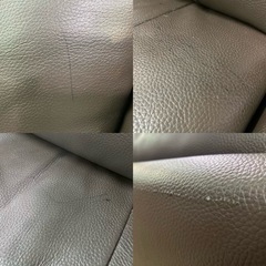 【愛品館 江戸川店 電動ソファ】 YAMADA（ヤマダ電機）半革 電動リクライニング3Pソファ ID:156-019571-007