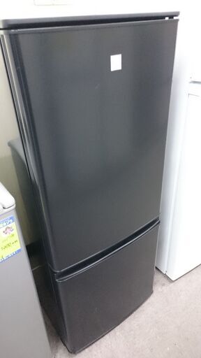 （三菱電機）　2ドア冷蔵庫146L　２０２０年製　MR-P15EF-KK　48ｃｍ幅　霜取り機能付き　単身向け　　高く買取るゾウ八幡東店