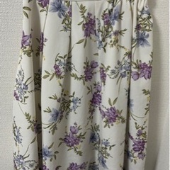 フレアスカート 花柄　Allamanda
