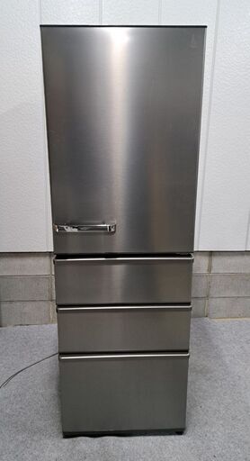 AQUA アクア 4ドア ノンフロン冷凍冷蔵庫 375L（冷蔵286L、冷凍89L） AQR-SV38H 2018年製
