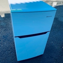 ♦️Hisense2ドア冷凍冷蔵庫【2018年製】HR-B95A