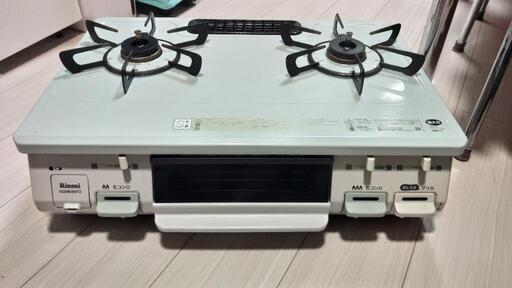 Rinnai リンナイ 水無片面焼グリル LPガス用 ガステーブル RT64JH5 右強火 点火スパーク確認
