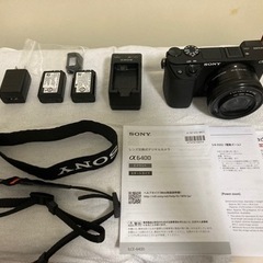 美品】sony α6400 値下げ可