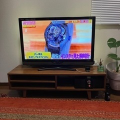 テレビ台　木　早い方優先