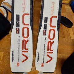 フィッシャー Viron4.4 カービングスキー 160㎝ R15 117-70-100