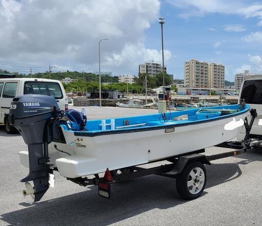 プレジャーボート 9.9馬力 14ft 3人乗り 魚探付き