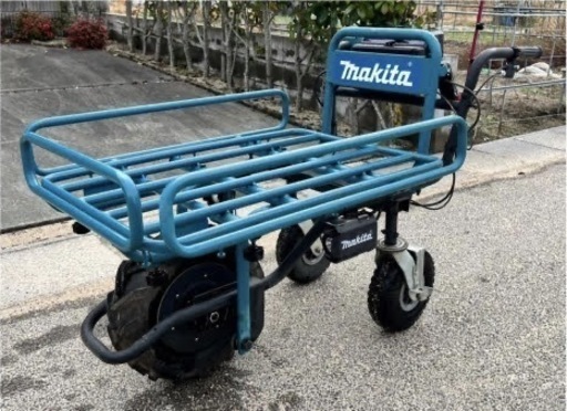 【値下げ】マキタ充電式電動運搬機＋中古バッテリー2個＋充電器つき