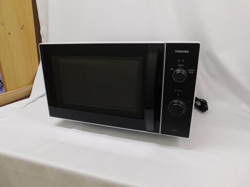 ビ売約済み【恵庭】美品！東芝　単機能レンジ　電子レンジ　ER-M17Y　2023年製　フラットタイプ　17L　取説付　PayPay支払いOK！
