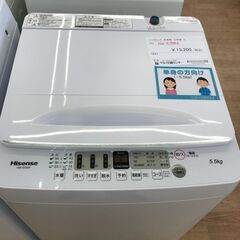 ★ジモティ割あり★ HISENSE 洗濯機 5.5kg 年式20...